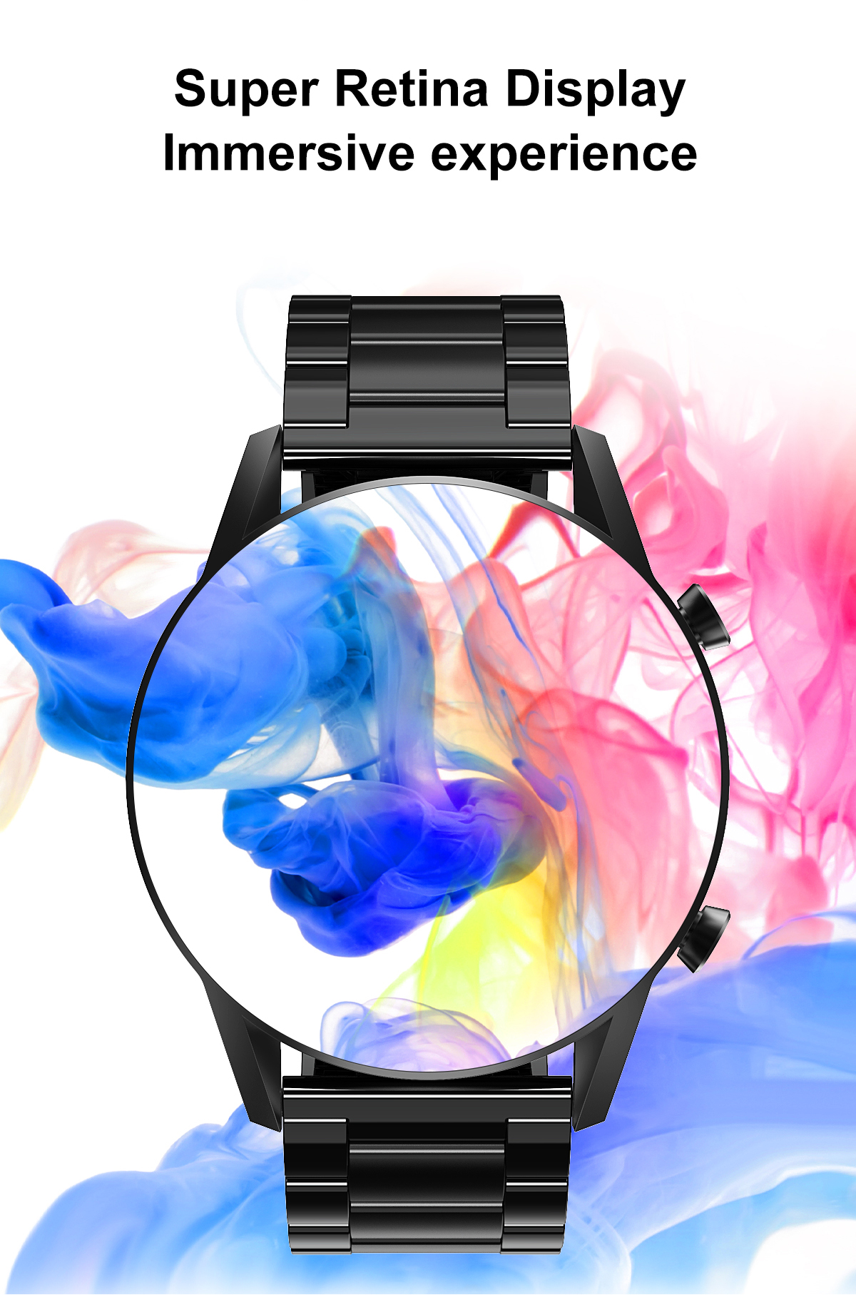 DT92 Smart Watch Women Men Call 1.3 Inch Touch Screen Retina Display Scree Round Charging Smartwatch 2020 PK L13 L16