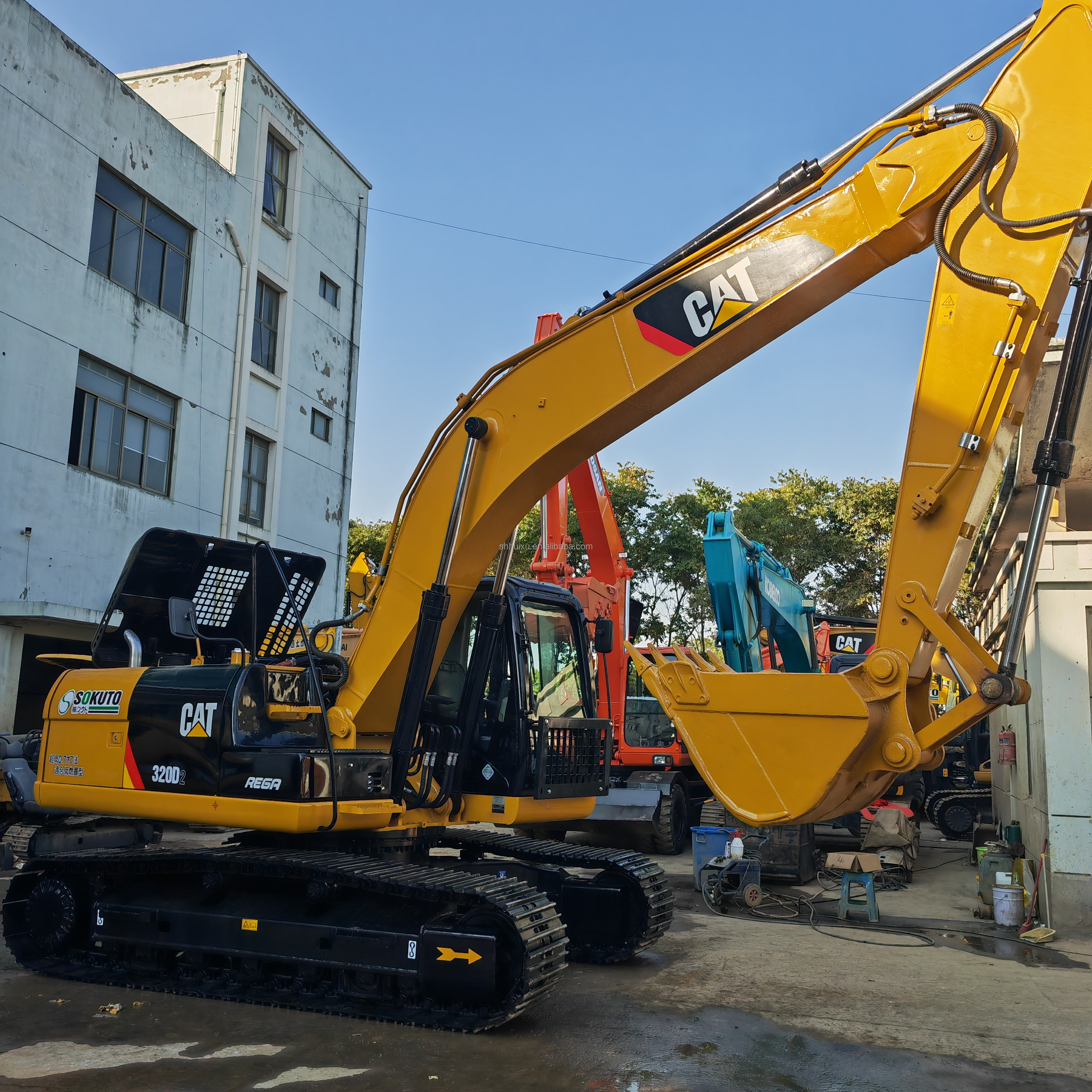 20ton construction machinery used cat 320d with high quality/second hand cat excavator 20 ton cat 320d for sale