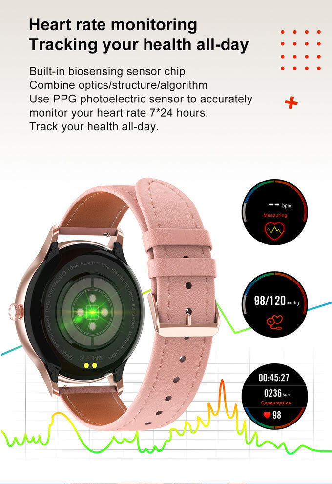 Men / Women Fitness Tracker DT66 Smart Watch 1 - 2 Hours Charging Time
