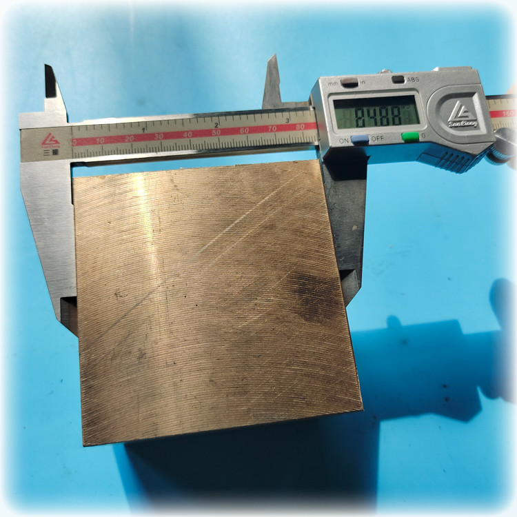 Size 74x84x84mm Copper Based Alloys QBe2 Beryllium C17200 Flat Bar