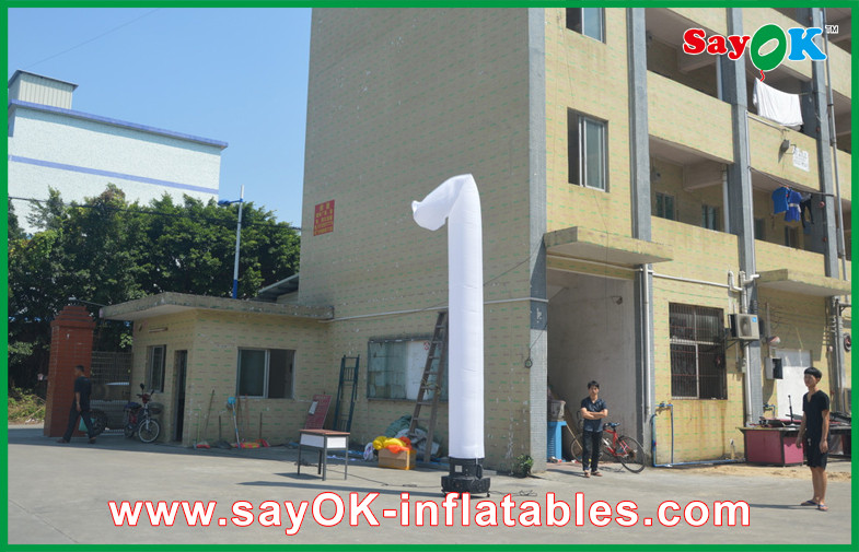 Air Tube Dancer Opening Ceremony Inflatable Dancers Long Dancing Inflatables White