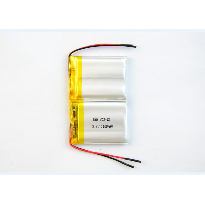 1100mAh 3.7V Lithium Ion Polymer Battery Rechargeable 703443 Model
