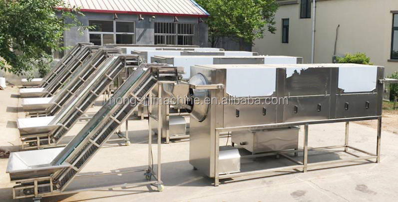 Walnut Kernel Seed Coat Removing Machine , Stable Nut Kernel Peeling Equipment