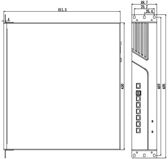 NSP-2962 Network Firewall Hardware / Hardware Firewall Appliance 2U 6 LAN IPC 6 Intel Giga LAN