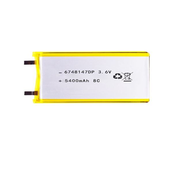 High-density 3.6V 5400mAh 8C Semi-solid Lithium-ion Battery Pack for Drones Customizable to Other Capacities
