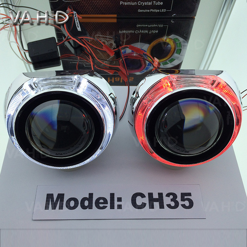 CH35 3.0inch Crystal angel eye Bixenon Car hid xenon projector kit