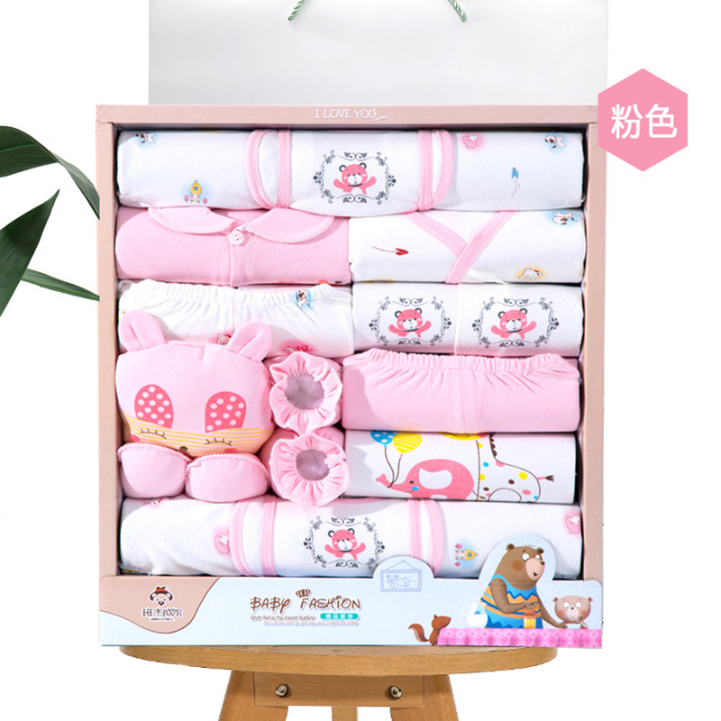 Golden supplier 100% cotton baby clothings gift clothes box newborn new born baby gift set