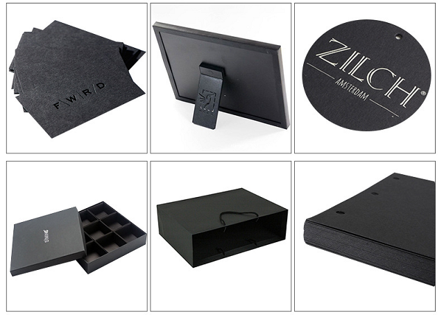 250gsm 300gsm 350gsm 31inch Uncoated Solid Black Paper Board For Package Boxes