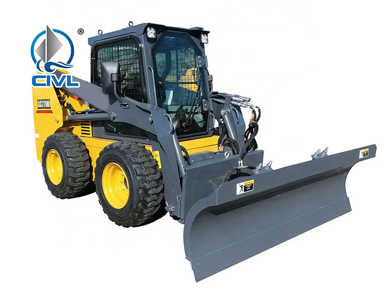Xcmg Xc740k Small Skid Steer Loader With Attachments