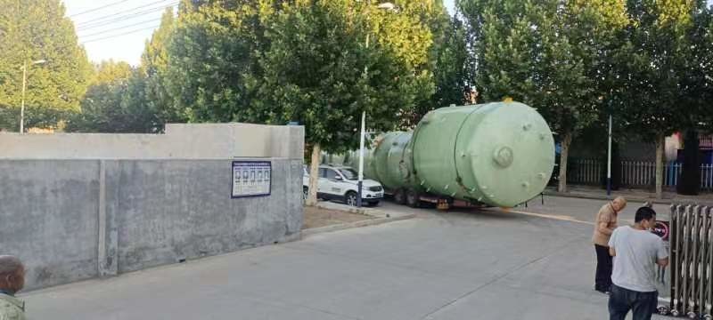 Anticorrosive Horizontal Green Water Storage Tank FRP GRP Fiberglass ISO9001