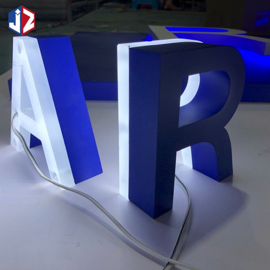 Customized IP66 3D Backlit Signage Outdoor Advertising