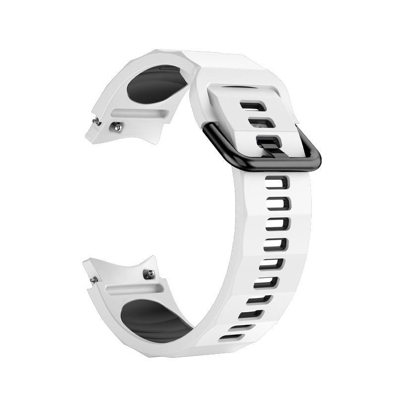 Custom Dual Color Silicone Watchband for Samsung Galaxy Watch 5 Pro