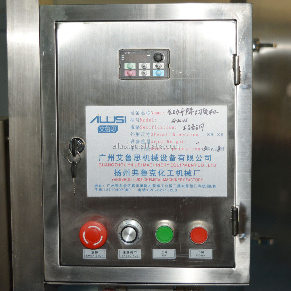 Cosmetic Mixer Pneumatic/Electric Lifting Disperser Iron Movable Mixing Homogenizer