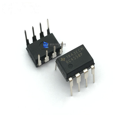 RC4558P General Purpose Operational Amplifiers DIP8 30V 1.25mA