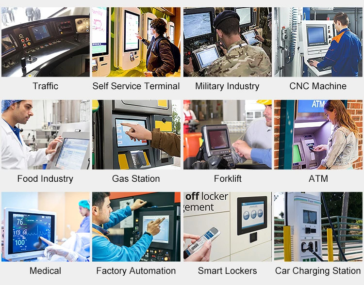 21.5 Inch Wall Mounted Touch Screen Monitor RK3399 Powered Android 11 Tablet PC With RJ45 Poe Power RFID And NFC Capabilities