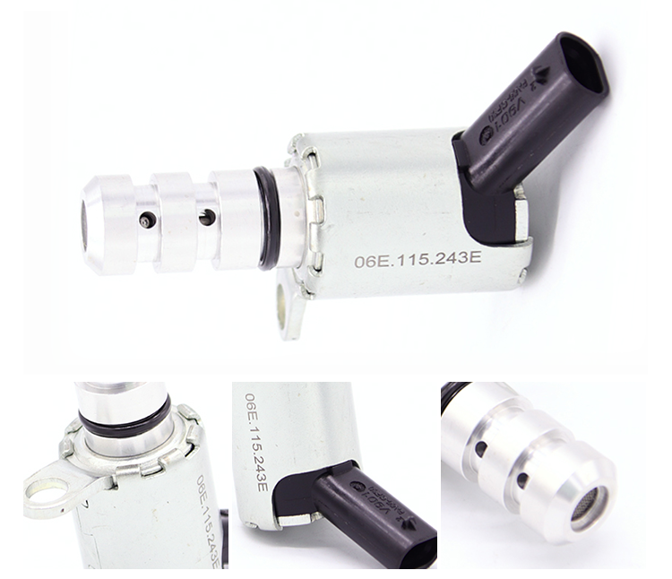 06E115243E Auto Camshaft Timing Solenoid Oil Control Valve For A4 A5 A6 Q5 Petrol Fuel System