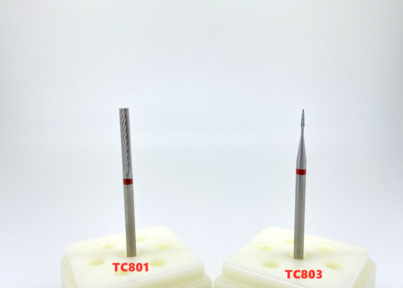 Fine Dental Diamond Burs Tungsten Carbide Plain Cut For Model Casting