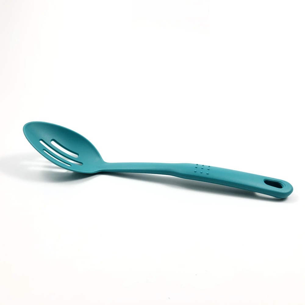 Modern Nylon Handle Ladle Utensil for Serving Soup Sauce Minestra and Pasta Design Black