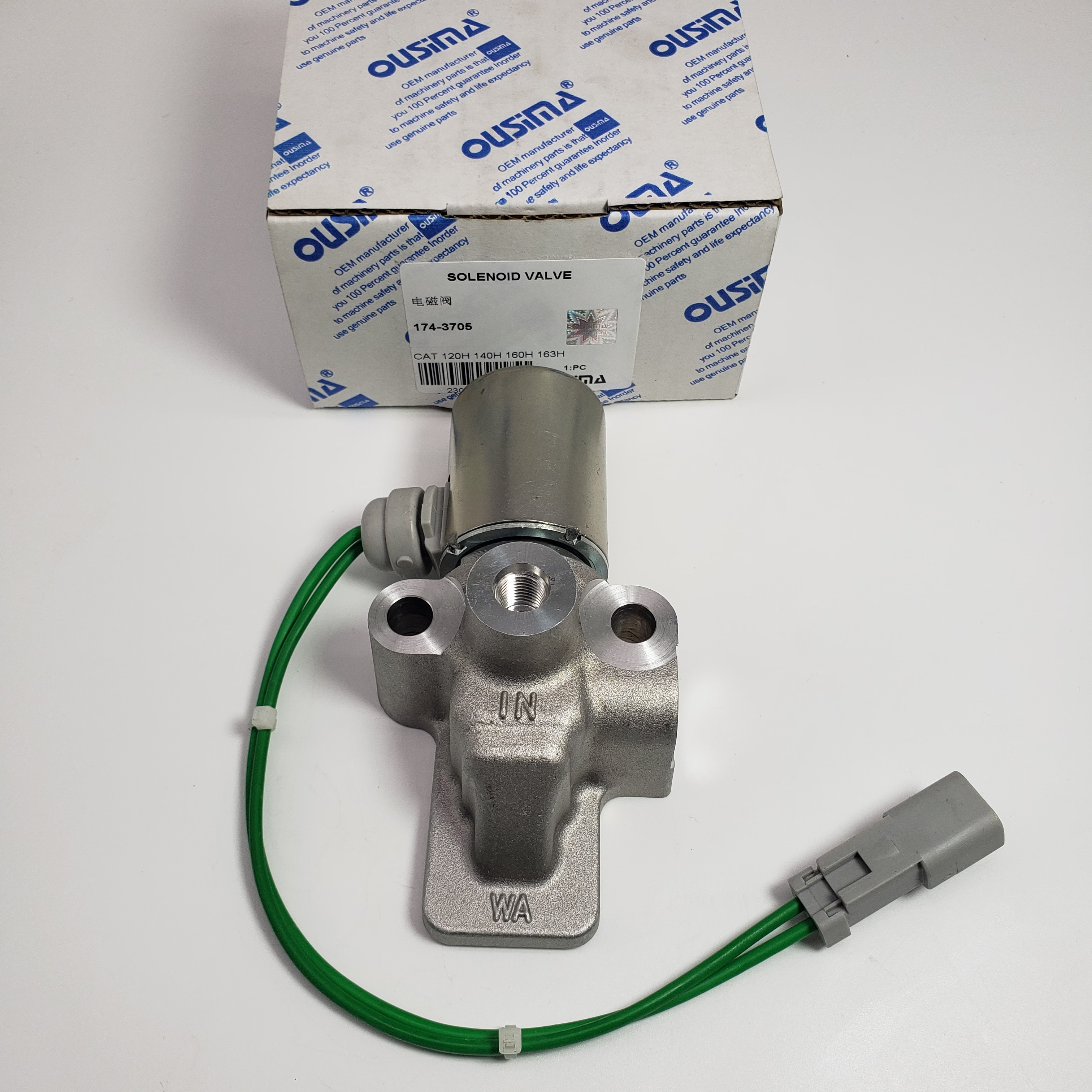 Solenoid Valve 174-3705 1743705 For CAT 120H 135H 163H 24H