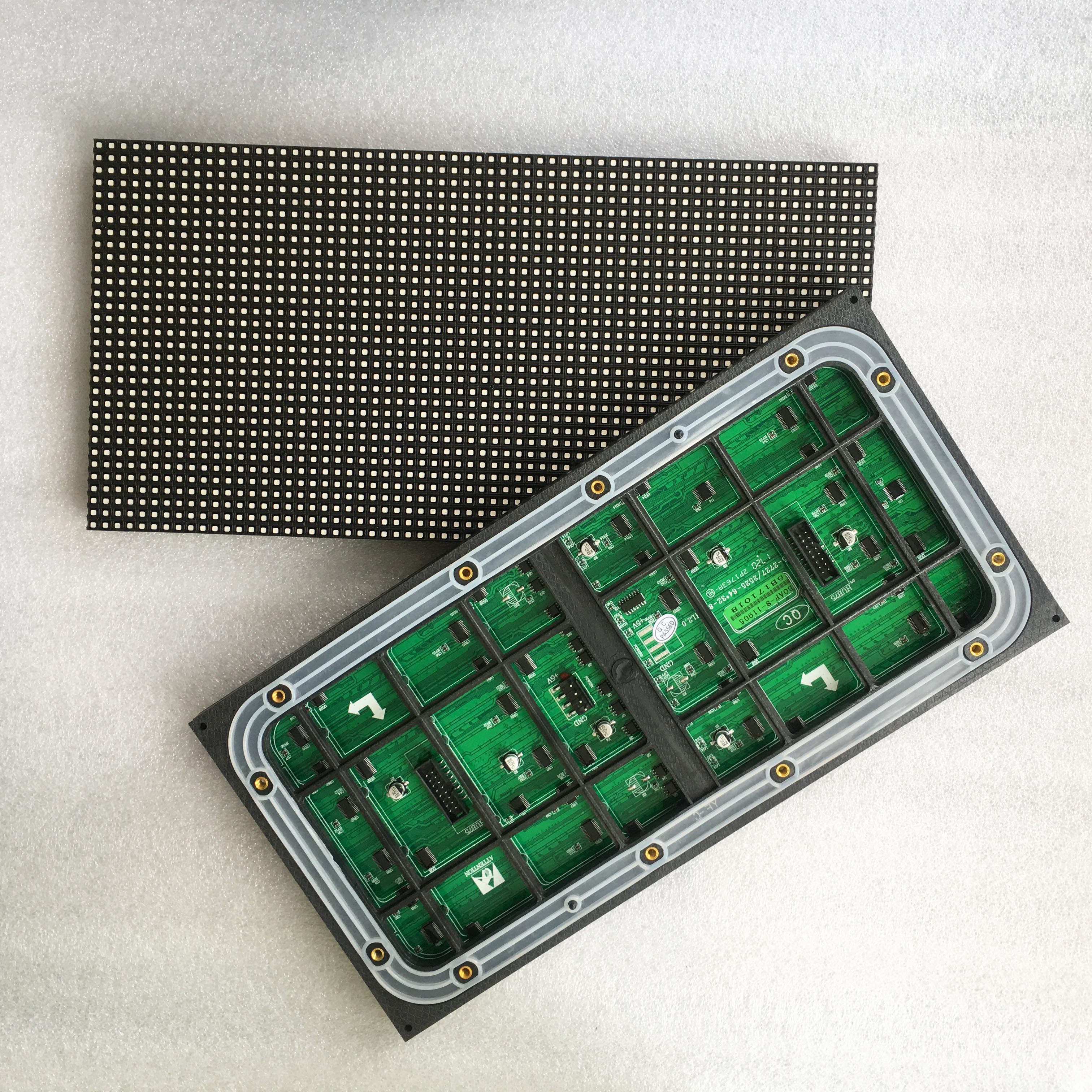 Exterior P5 LED Module Panel 16x32cm Smd2727 Hub75 40,000 Dots/M2 Pixel Density