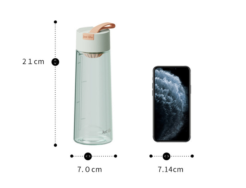 500ml Tritan Bpa Free Plastic Sport Bottles With Strainer Carry Cap