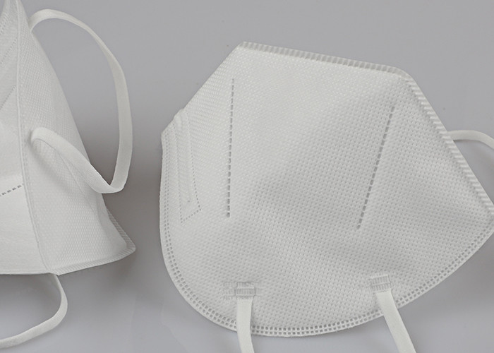 Elastic Earloop KN95 Face Mask , Ffp2 Face Mask PP Non Woven Material