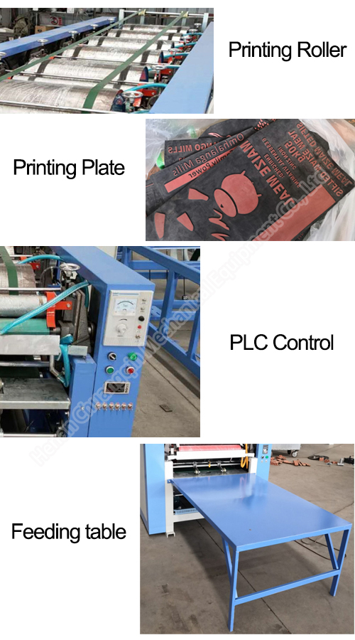 Jute Bag Printing Machine Sack Printing Machine Woven Sack Printing Machine Woven Sacks Cutting Sewing Printing Machine