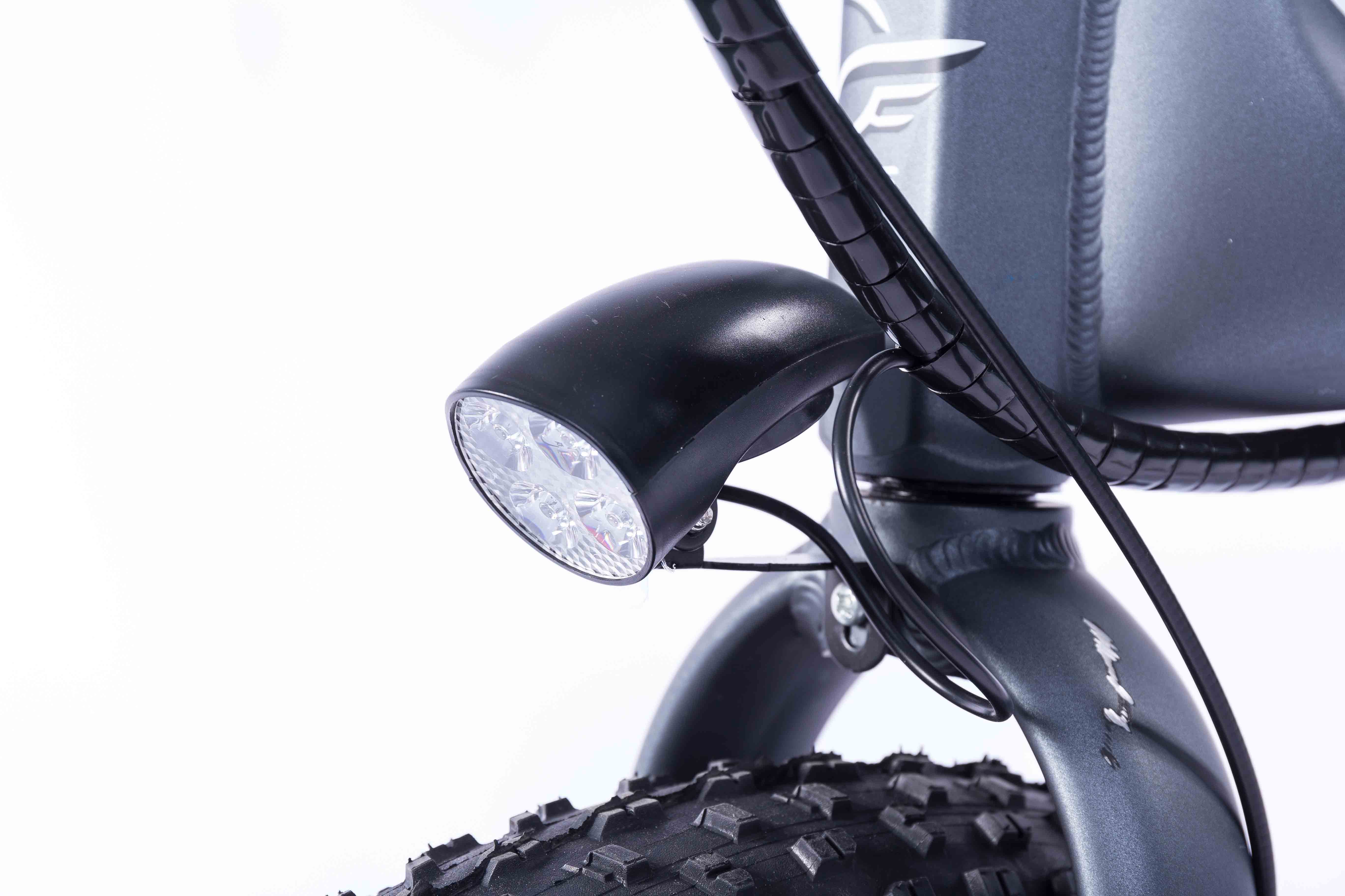 20 Inch Folding Fat Tire Electric Bike With Hidden Battery For Adults