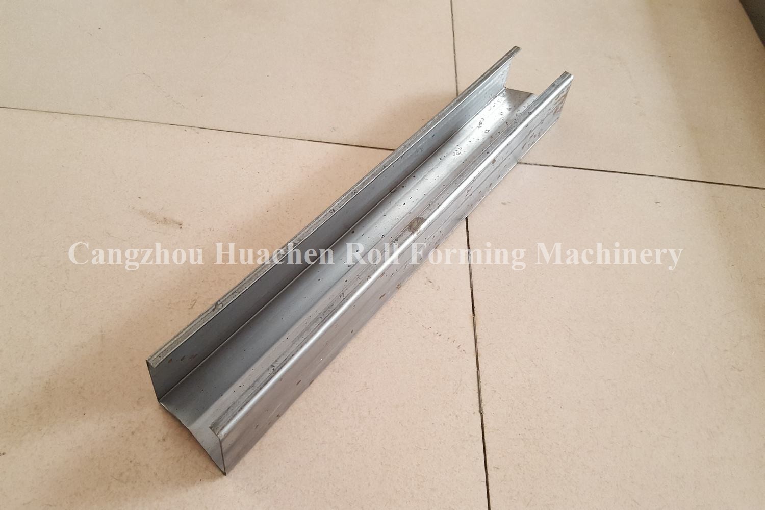 C Shape Channel Steel Structure Purlin Roll Forming Machine 12 Month Warranty