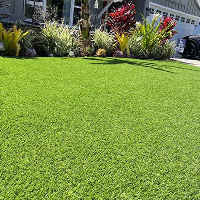 40mm 125 Stitches/M Green Landscape Artificial Grass In PP Material Used For Courtyard