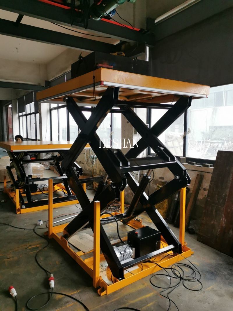 1000kg-5000kg Portable Electric Wheels Movable Lift Table With CE