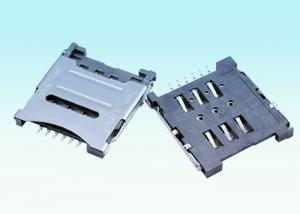 Buy cheap 1.0A Current Rating Mini SIM Connector , Multi Pin Connector Easy To Use product