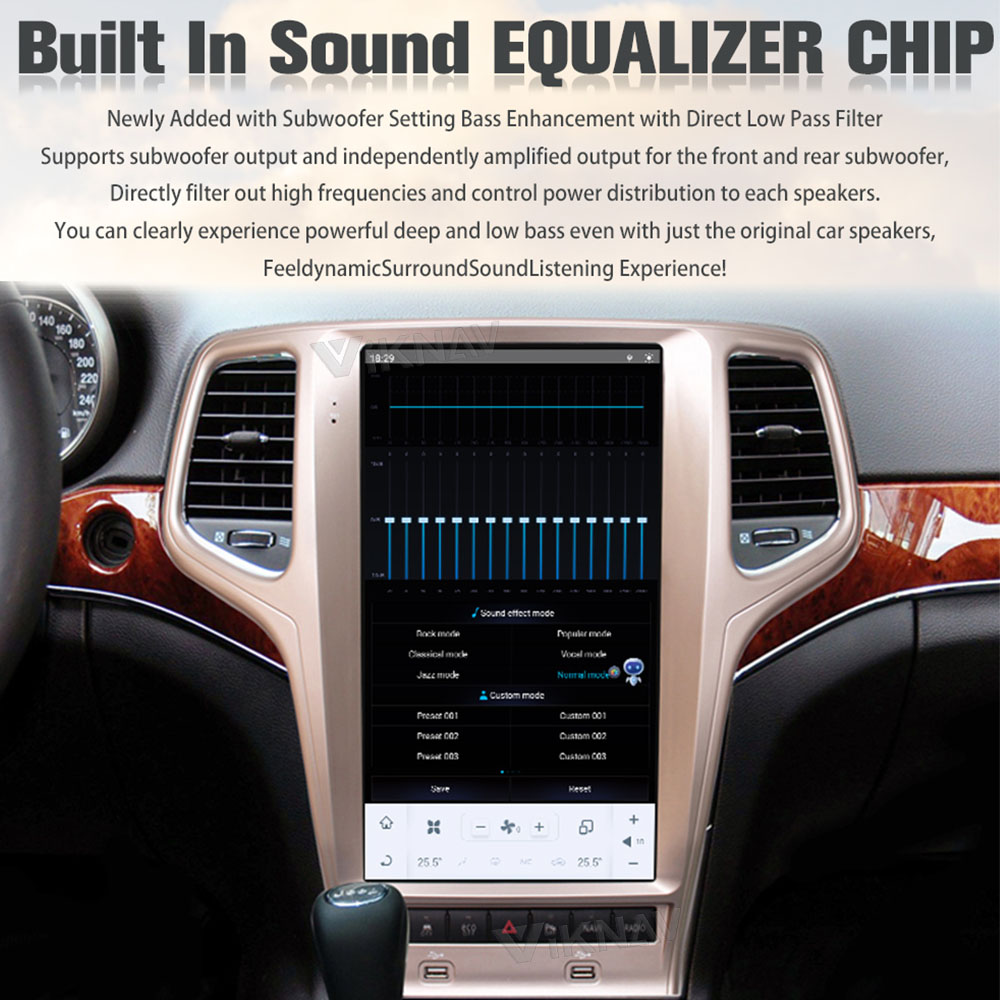 Jeep Grand Cherokee Android 11 Car Radio Player Stereo Auto Audio GPS Navigation