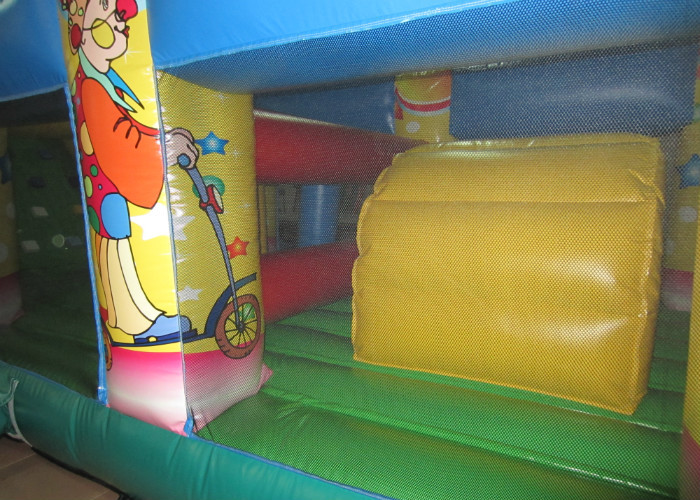 Circus inflatable obstacle courses inflatable elephant obstacle course funny clown inflatable obstacle course