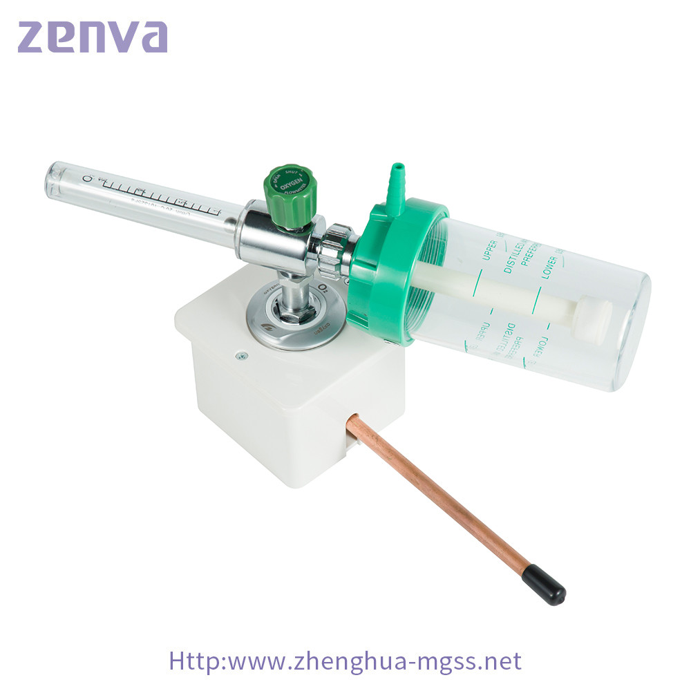Ohmeda DISS Adapter Hospital Oxygen Flow Meter With Humidifier Medical