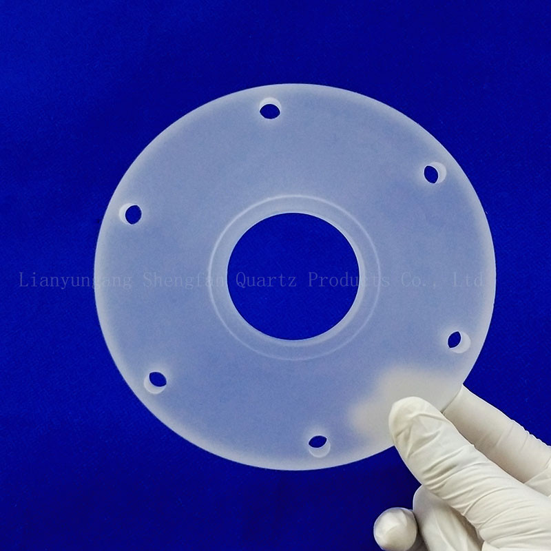 Test Drying Plate Fused Silicon 1250℃ Science Lab Glassware