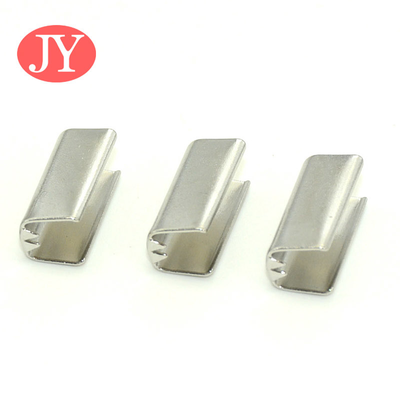 Jiayang 18mm painting matte black metal shoelace aglet