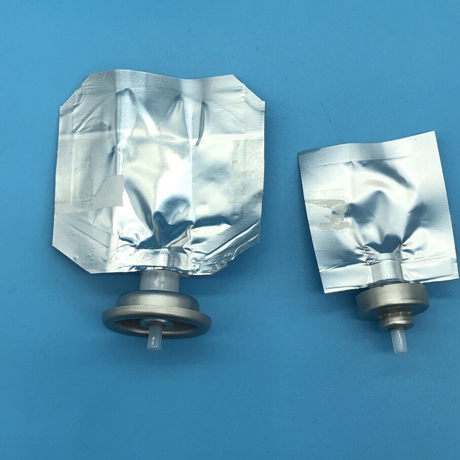 Customized Cylinder Bag On Valve Silver Packaging Environmentally Friendly -20-60℃