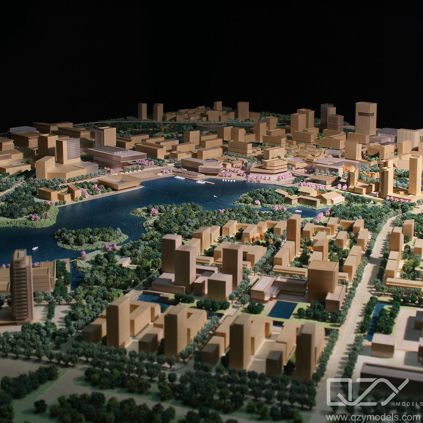 Miniature City Master Plan Model Aecom 1/1000 Quzhou High Speed Railway Station
