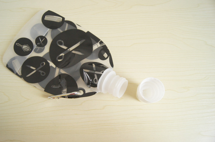 Custom printed 3oz doy-pack baby food reusable spout pouch with double k