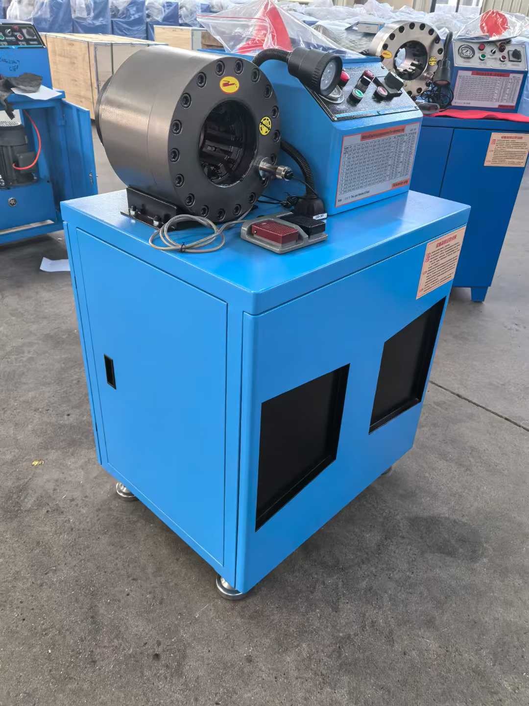 High Efficiency 500 Pieces Per Hour For Big Capacity Portable Hose Crimping Machine Hydraulic Hose Crimper