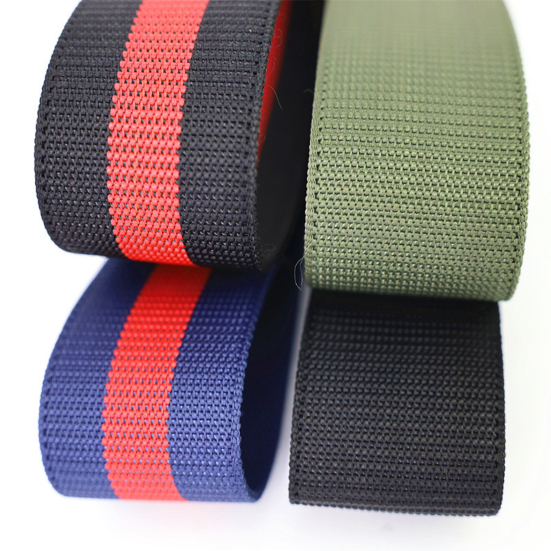 Strapworks Lightweight Polypropylene Webbing 55mm Striped Webbing For Bags