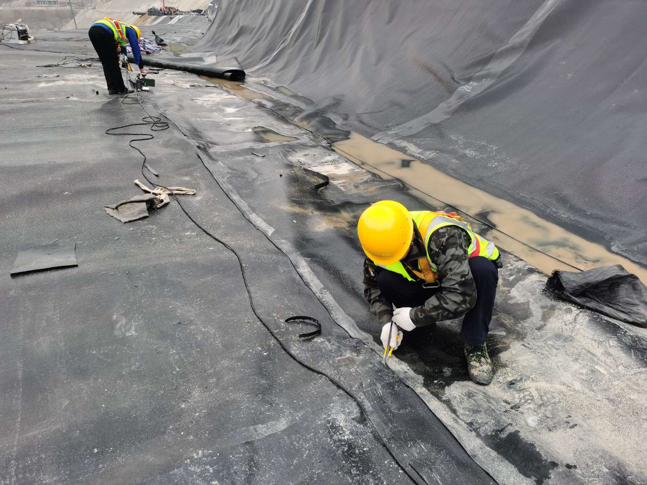 1mm Geomembrane Fish Shrimp Pond Liner HDPE Liner for Landfill Liner and Swimming Pool