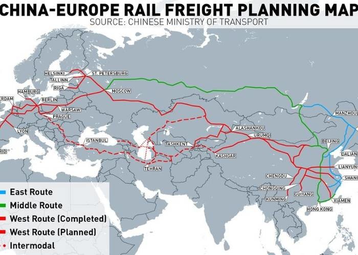 Reliable International Rail Freight Zhengzhou - Europe With Consolidation Service