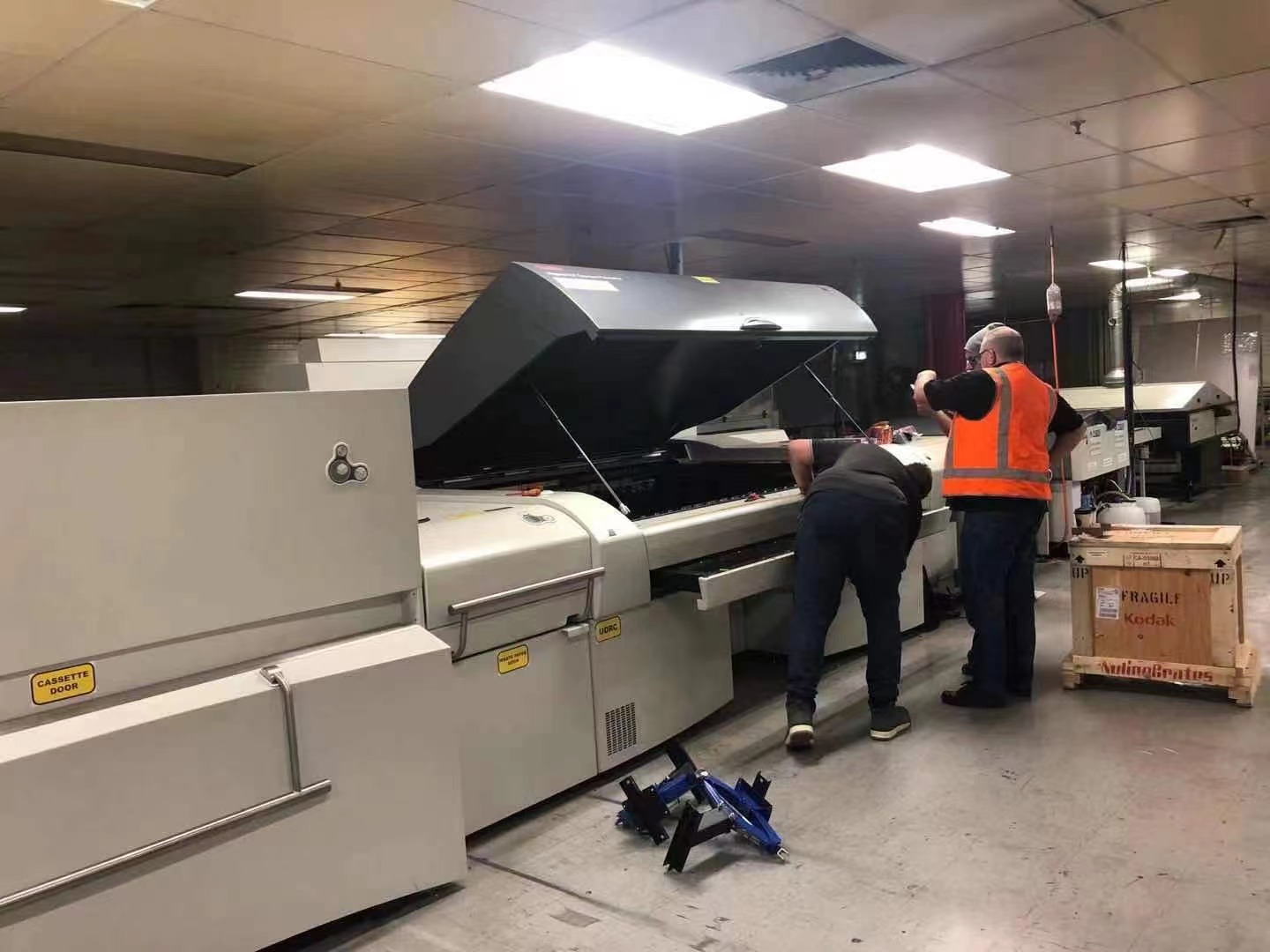 Voltage 200-240V Kodak Magnus Q3600 CTP Plate Making Machine Automatic Grade