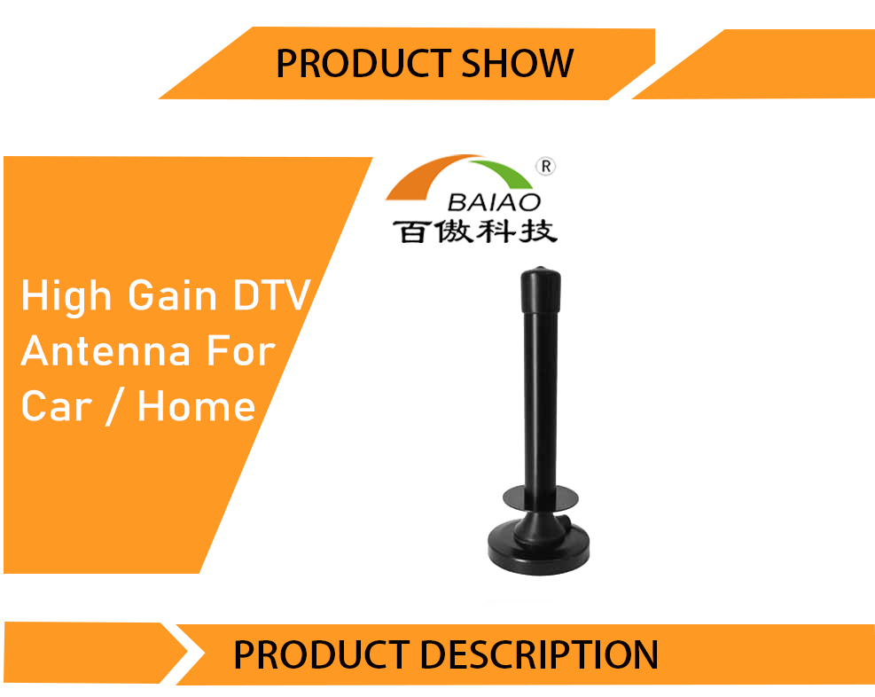 Manufacturer Price High Quality Magnetic Base Uhf Indoor Hdtv Digital Tv Antennas