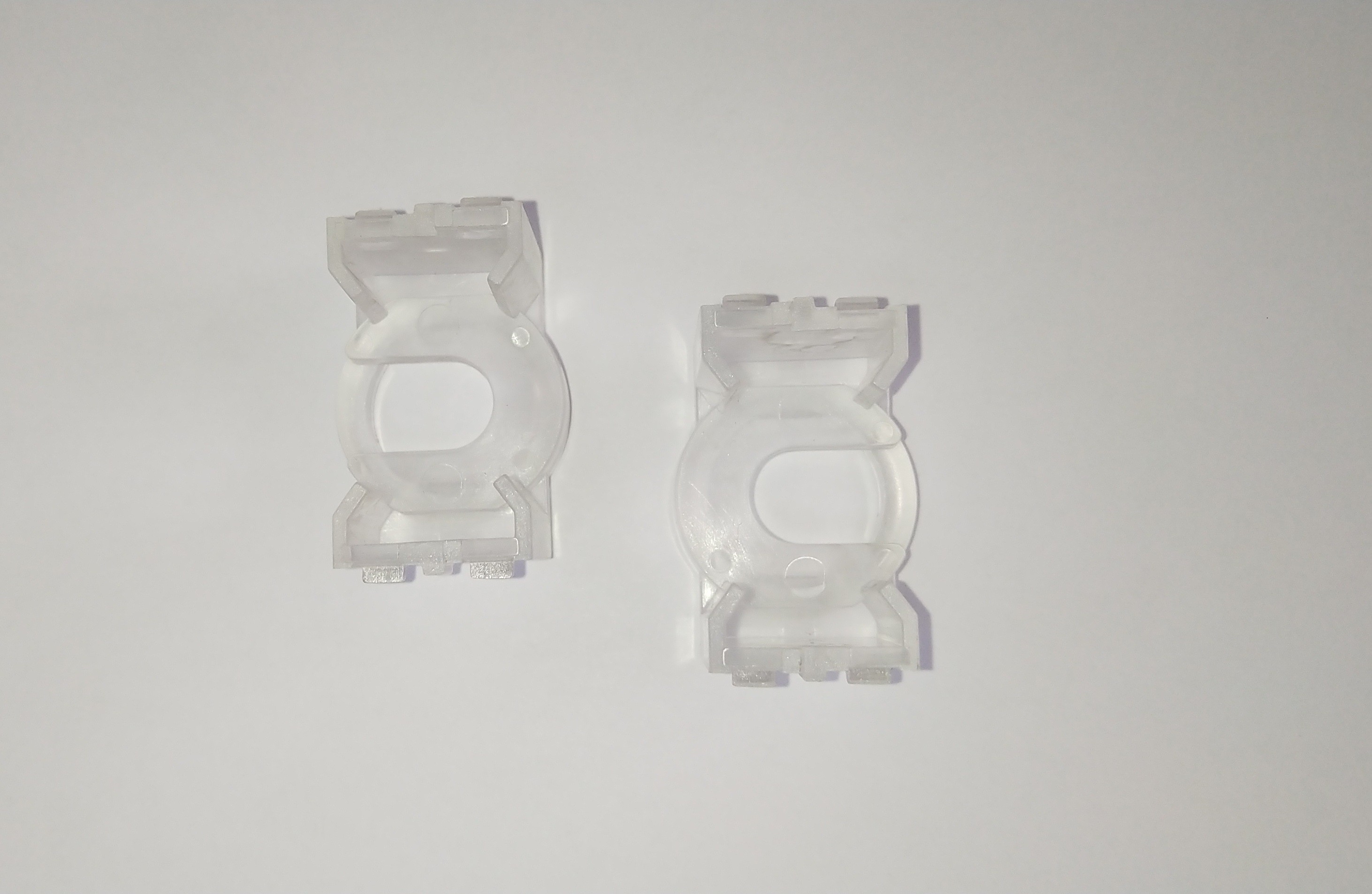 PP PE Transparent Injection Molding Parts Texture Polished Electroplating