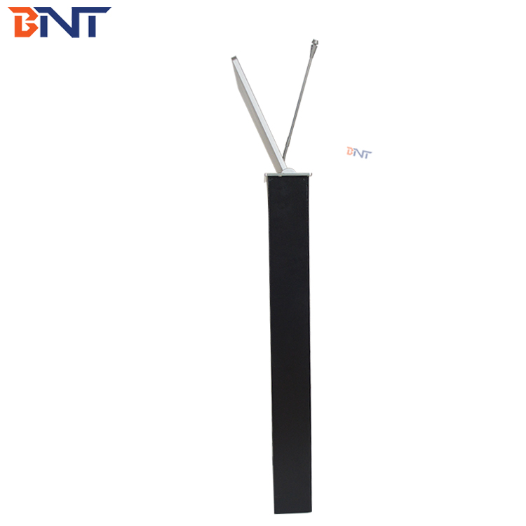 LCD monitor lifting conference system with retractable monitor and discussion mirophone