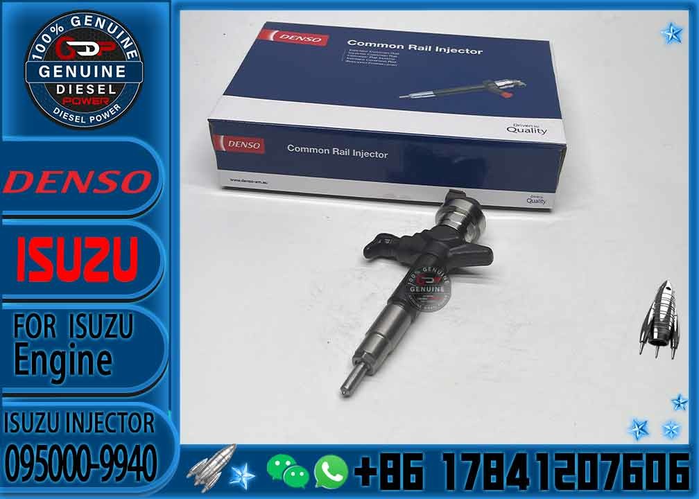 Diesel Fuel Injector Common Rail Injector Assembly 095000-9940 8-98246130-0 8982461300 0950009940 for ISUZU 4JJ1 D-max 3
