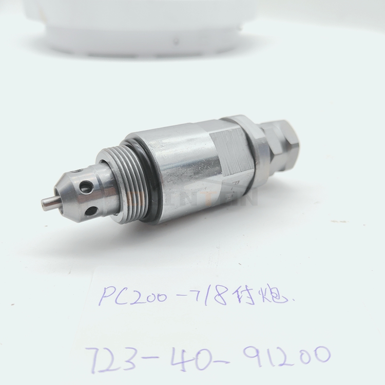 723-40-91200 Excavator Hydraulic Pump Parts Relief Valve For PC200-8 PC200-7